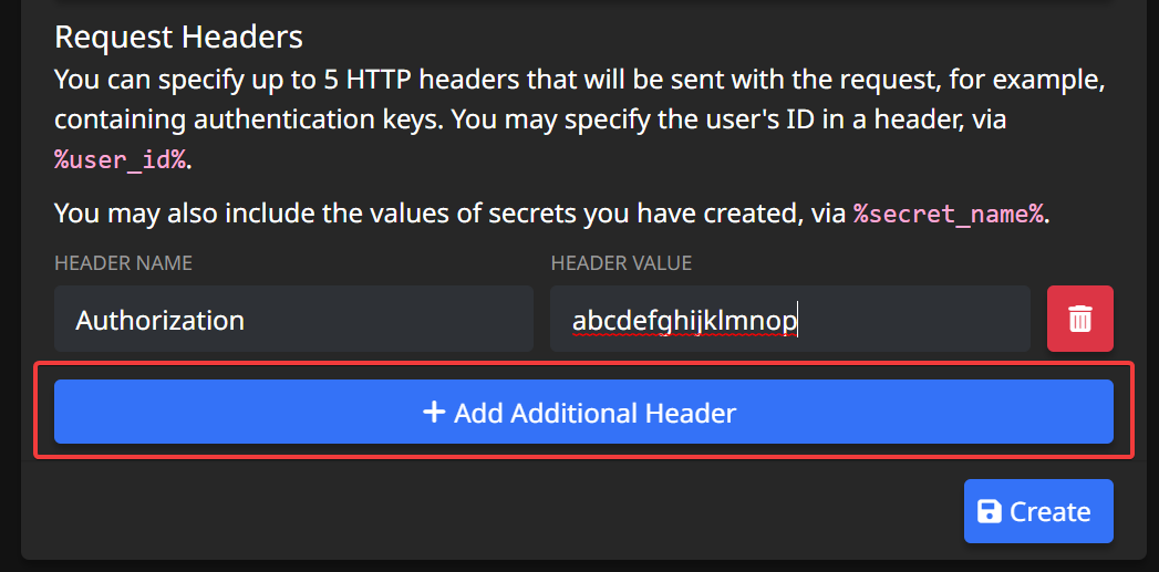 Headers